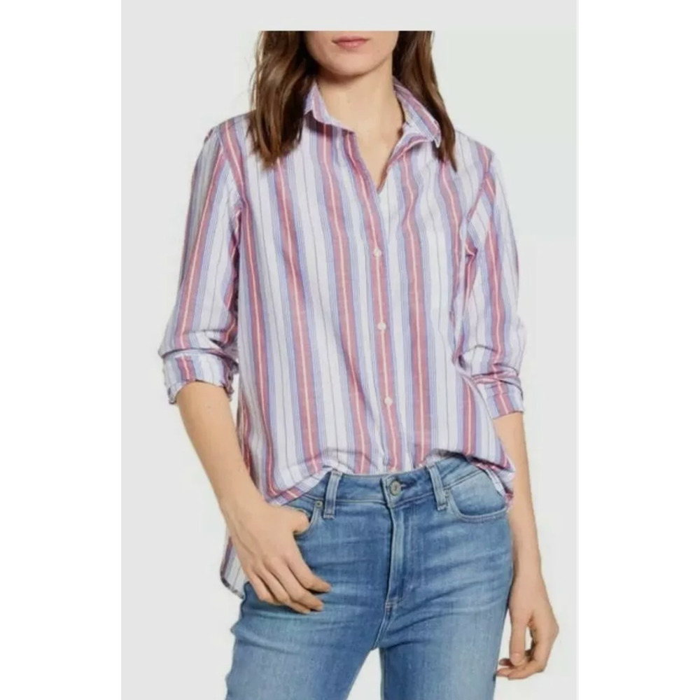 Grayson The Hero Jasmine Button Down Shirt Long Sleeve Cotton 02/Small